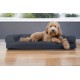 Furhaven Large Memory Foam Dog Bed Plush & Southwest Kilim Decor Sofa-Style w/Removable Washable Cover - Desert Brown, Large Furhaven Large Memory Foam Dog Bed Plush & Southwest Kilim Decor Sofa-Style w/Removable Washable Cover - Desert Brown, Large