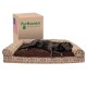 Furhaven Large Memory Foam Dog Bed Plush & Southwest Kilim Decor Sofa-Style w/Removable Washable Cover - Desert Brown, Large Furhaven Large Memory Foam Dog Bed Plush & Southwest Kilim Decor Sofa-Style w/Removable Washable Cover - Desert Brown, Large