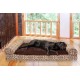 Furhaven Large Memory Foam Dog Bed Plush & Southwest Kilim Decor Sofa-Style w/Removable Washable Cover - Desert Brown, Large Furhaven Large Memory Foam Dog Bed Plush & Southwest Kilim Decor Sofa-Style w/Removable Washable Cover - Desert Brown, Large