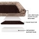 Furhaven Large Memory Foam Dog Bed Plush & Southwest Kilim Decor Sofa-Style w/Removable Washable Cover - Desert Brown, Large Furhaven Large Memory Foam Dog Bed Plush & Southwest Kilim Decor Sofa-Style w/Removable Washable Cover - Desert Brown, Large