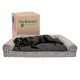 Furhaven Large Memory Foam Dog Bed Plush & Southwest Kilim Decor Sofa-Style w/Removable Washable Cover - Desert Brown, Large Furhaven Large Memory Foam Dog Bed Plush & Southwest Kilim Decor Sofa-Style w/Removable Washable Cover - Desert Brown, Large