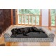Furhaven Large Memory Foam Dog Bed Plush & Southwest Kilim Decor Sofa-Style w/Removable Washable Cover - Desert Brown, Large Furhaven Large Memory Foam Dog Bed Plush & Southwest Kilim Decor Sofa-Style w/Removable Washable Cover - Desert Brown, Large