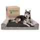 Furhaven Large Memory Foam Dog Bed Plush & Southwest Kilim Decor Sofa-Style w/Removable Washable Cover - Desert Brown, Large Furhaven Large Memory Foam Dog Bed Plush & Southwest Kilim Decor Sofa-Style w/Removable Washable Cover - Desert Brown, Large