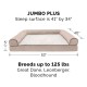 Furhaven Large Memory Foam Dog Bed Plush & Southwest Kilim Decor Sofa-Style w/Removable Washable Cover - Desert Brown, Large Furhaven Large Memory Foam Dog Bed Plush & Southwest Kilim Decor Sofa-Style w/Removable Washable Cover - Desert Brown, Large