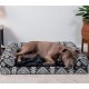 Furhaven Large Memory Foam Dog Bed Plush & Southwest Kilim Decor Sofa-Style w/Removable Washable Cover - Desert Brown, Large Furhaven Large Memory Foam Dog Bed Plush & Southwest Kilim Decor Sofa-Style w/Removable Washable Cover - Desert Brown, Large
