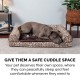 Furhaven Large Memory Foam Dog Bed Plush & Southwest Kilim Decor Sofa-Style w/Removable Washable Cover - Desert Brown, Large Furhaven Large Memory Foam Dog Bed Plush & Southwest Kilim Decor Sofa-Style w/Removable Washable Cover - Desert Brown, Large
