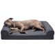 Furhaven Large Memory Foam Dog Bed Plush & Southwest Kilim Decor Sofa-Style w/Removable Washable Cover - Desert Brown, Large Furhaven Large Memory Foam Dog Bed Plush & Southwest Kilim Decor Sofa-Style w/Removable Washable Cover - Desert Brown, Large