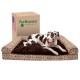 Furhaven Large Memory Foam Dog Bed Plush & Southwest Kilim Decor Sofa-Style w/Removable Washable Cover - Desert Brown, Large Furhaven Large Memory Foam Dog Bed Plush & Southwest Kilim Decor Sofa-Style w/Removable Washable Cover - Desert Brown, Large