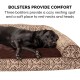 Furhaven Large Memory Foam Dog Bed Plush & Southwest Kilim Decor Sofa-Style w/Removable Washable Cover - Desert Brown, Large Furhaven Large Memory Foam Dog Bed Plush & Southwest Kilim Decor Sofa-Style w/Removable Washable Cover - Desert Brown, Large