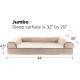 Furhaven Large Orthopaedic Dog Bed Faux Fur & Velvet Sofa-Style w/Removable Washable Cover - Driftwood Brown, Large
