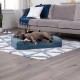 Furhaven Large Orthopaedic Dog Bed Faux Fur & Velvet Sofa-Style w/Removable Washable Cover - Driftwood Brown, Large
