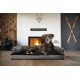 Furhaven Large Orthopaedic Dog Bed Faux Fur & Velvet Sofa-Style w/Removable Washable Cover - Driftwood Brown, Large