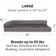 Furhaven Large Orthopaedic Dog Bed Faux Fur & Velvet Sofa-Style w/Removable Washable Cover - Driftwood Brown, Large