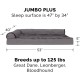 Furhaven Large Orthopaedic Dog Bed Faux Fur & Velvet Sofa-Style w/Removable Washable Cover - Driftwood Brown, Large