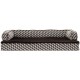 Furhaven Large Orthopaedic Dog Bed Faux Fur & Velvet Sofa-Style w/Removable Washable Cover - Driftwood Brown, Large