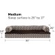Furhaven Large Orthopaedic Dog Bed Faux Fur & Velvet Sofa-Style w/Removable Washable Cover - Driftwood Brown, Large
