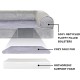 Furhaven Large Orthopaedic Dog Bed Faux Fur & Velvet Sofa-Style w/Removable Washable Cover - Driftwood Brown, Large