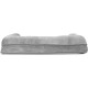 Furhaven Large Orthopaedic Dog Bed Faux Fur & Velvet Sofa-Style w/Removable Washable Cover - Driftwood Brown, Large