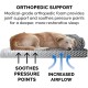 Furhaven Large Orthopaedic Dog Bed Faux Fur & Velvet Sofa-Style w/Removable Washable Cover - Driftwood Brown, Large
