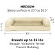 Furhaven Large Orthopaedic Dog Bed Faux Fur & Velvet Sofa-Style w/Removable Washable Cover - Driftwood Brown, Large