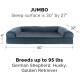 Furhaven Large Orthopaedic Dog Bed Faux Fur & Velvet Sofa-Style w/Removable Washable Cover - Driftwood Brown, Large