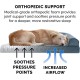 Furhaven Large Orthopaedic Dog Bed Faux Fur & Velvet Sofa-Style w/Removable Washable Cover - Driftwood Brown, Large