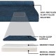 Furhaven Large Orthopaedic Dog Bed Faux Fur & Velvet Sofa-Style w/Removable Washable Cover - Driftwood Brown, Large