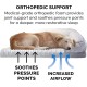 Furhaven Large Orthopaedic Dog Bed Faux Fur & Velvet Sofa-Style w/Removable Washable Cover - Driftwood Brown, Large