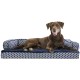 Furhaven Large Orthopaedic Dog Bed Faux Fur & Velvet Sofa-Style w/Removable Washable Cover - Driftwood Brown, Large