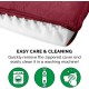 Furhaven Large Orthopaedic Dog Bed Faux Fur & Velvet Sofa-Style w/Removable Washable Cover - Driftwood Brown, Large