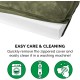 Furhaven Large Orthopaedic Dog Bed Faux Fur & Velvet Sofa-Style w/Removable Washable Cover - Driftwood Brown, Large