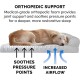Furhaven Large Orthopaedic Dog Bed Faux Fur & Velvet Sofa-Style w/Removable Washable Cover - Driftwood Brown, Large