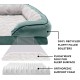 Furhaven Large Orthopaedic Dog Bed Faux Fur & Velvet Sofa-Style w/Removable Washable Cover - Driftwood Brown, Large