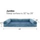 Furhaven Large Orthopaedic Dog Bed Faux Fur & Velvet Sofa-Style w/Removable Washable Cover - Driftwood Brown, Large