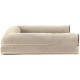 Furhaven Large Orthopaedic Dog Bed Faux Fur & Velvet Sofa-Style w/Removable Washable Cover - Driftwood Brown, Large