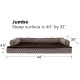 Furhaven Large Orthopaedic Dog Bed Faux Fur & Velvet Sofa-Style w/Removable Washable Cover - Driftwood Brown, Large
