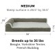 Furhaven Pet 84536401 Sable Brown Deluxe Chaise Lounge Cooling Gel Top Sofa Pet Bed, Jumbo