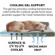 Furhaven Pet 84536401 Sable Brown Deluxe Chaise Lounge Cooling Gel Top Sofa Pet Bed, Jumbo