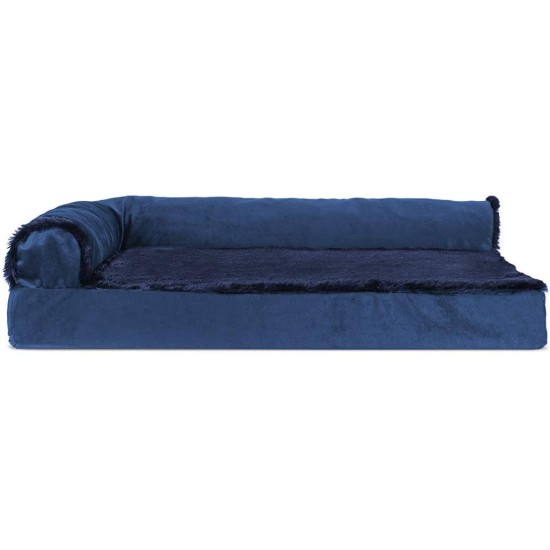 Furhaven Pet 84536401 Sable Brown Deluxe Chaise Lounge Cooling Gel Top Sofa Pet Bed, Jumbo Furhaven Pet 84536401 Sable Brown Deluxe Chaise Lounge Cooling Gel Top Sofa Pet Bed, Jumbo