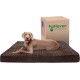 Furhaven Pet Dog Bed | Deluxe Cooling Gel Memory Foam Orthopedic Ultra Plush Mattress Pet Bed for Dogs & Cats, Gray, Jumbo Furhaven Pet Dog Bed | Deluxe Cooling Gel Memory Foam Orthopedic Ultra Plush Mattress Pet Bed for Dogs & Cats, Gray, Jumbo