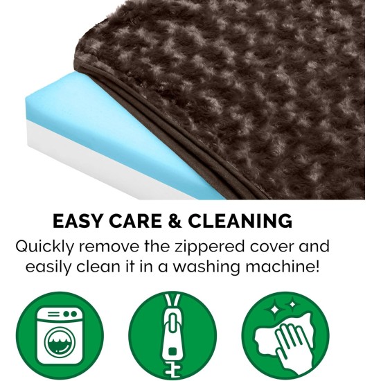 Furhaven Pet Dog Bed | Deluxe Cooling Gel Memory Foam Orthopedic Ultra Plush Mattress Pet Bed for Dogs & Cats, Gray, Jumbo Furhaven Pet Dog Bed | Deluxe Cooling Gel Memory Foam Orthopedic Ultra Plush Mattress Pet Bed for Dogs & Cats, Gray, Jumbo