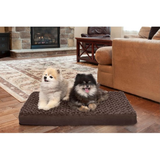Furhaven Pet Dog Bed | Deluxe Cooling Gel Memory Foam Orthopedic Ultra Plush Mattress Pet Bed for Dogs & Cats, Gray, Jumbo Furhaven Pet Dog Bed | Deluxe Cooling Gel Memory Foam Orthopedic Ultra Plush Mattress Pet Bed for Dogs & Cats, Gray, Jumbo
