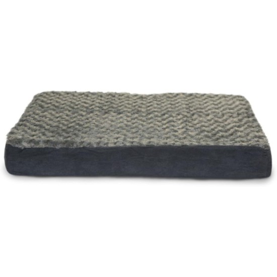 Furhaven Pet Dog Bed | Deluxe Cooling Gel Memory Foam Orthopedic Ultra Plush Mattress Pet Bed for Dogs & Cats, Gray, Jumbo Furhaven Pet Dog Bed | Deluxe Cooling Gel Memory Foam Orthopedic Ultra Plush Mattress Pet Bed for Dogs & Cats, Gray, Jumbo