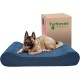 Furhaven Pet Dog Bed | Orthopedic Ultra Plush Luxe Lounger Pet Bed for Dogs & Cats, Gray, Large Furhaven Pet Dog Bed | Orthopedic Ultra Plush Luxe Lounger Pet Bed for Dogs & Cats, Gray, Large