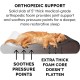 Furhaven Pet Dog Bed | Orthopedic Ultra Plush Luxe Lounger Pet Bed for Dogs & Cats, Gray, Large Furhaven Pet Dog Bed | Orthopedic Ultra Plush Luxe Lounger Pet Bed for Dogs & Cats, Gray, Large