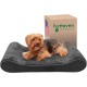 Furhaven Pet Dog Bed | Orthopedic Ultra Plush Luxe Lounger Pet Bed for Dogs & Cats, Gray, Large Furhaven Pet Dog Bed | Orthopedic Ultra Plush Luxe Lounger Pet Bed for Dogs & Cats, Gray, Large