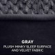 Furhaven Pet Dog Bed | Orthopedic Ultra Plush Luxe Lounger Pet Bed for Dogs & Cats, Gray, Large Furhaven Pet Dog Bed | Orthopedic Ultra Plush Luxe Lounger Pet Bed for Dogs & Cats, Gray, Large