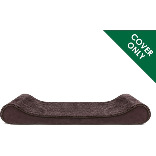 Furhaven Pet Dog Bed | Orthopedic Ultra Plush Luxe Lounger Pet Bed for Dogs & Cats, Gray, Large Furhaven Pet Dog Bed | Orthopedic Ultra Plush Luxe Lounger Pet Bed for Dogs & Cats, Gray, Large