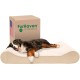 Furhaven Pet Dog Bed | Orthopedic Ultra Plush Luxe Lounger Pet Bed for Dogs & Cats, Gray, Large Furhaven Pet Dog Bed | Orthopedic Ultra Plush Luxe Lounger Pet Bed for Dogs & Cats, Gray, Large