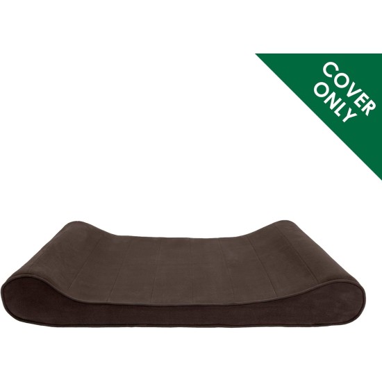 Furhaven Pet Dog Bed | Orthopedic Ultra Plush Luxe Lounger Pet Bed for Dogs & Cats, Gray, Large Furhaven Pet Dog Bed | Orthopedic Ultra Plush Luxe Lounger Pet Bed for Dogs & Cats, Gray, Large